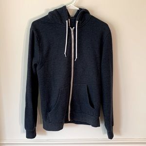 American Apparel Men’s Blue/Heather Hoodie Size Medium